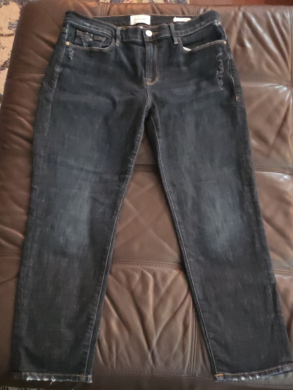 Frame Le Garcon Crop Denim